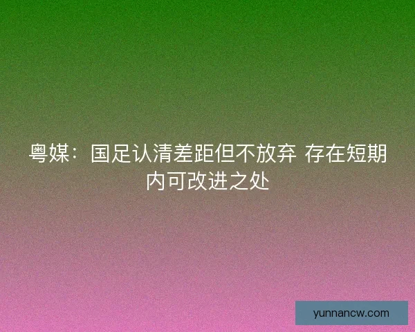 粤媒：国足认清差距但不放弃 存在短期内可改进之处